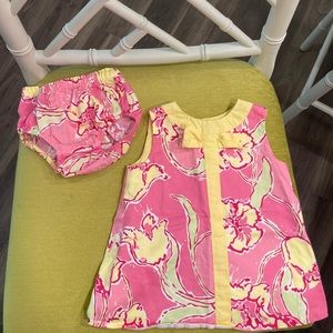 Lilly Pulitzer 12-18 mo dress & bloomers